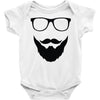 beard and glasses Baby Onesie