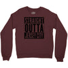 straight outta jersey city Crewneck Sweatshirt