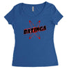 bazinga logo inspired by the big bang theory ideal birthday gift Women's Triblend Scoop T-shirt
