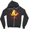 kino loves hong kong Zipper Hoodie