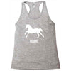 unicorn believe Racerback Tank