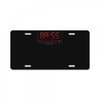 bass o'clock License Plate
