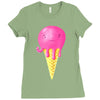 octopus icecream Ladies Fitted T-Shirt