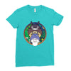 Totoro Ladies Fitted T-Shirt