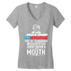 Donald trump The D Is Missing Women's V-Neck T-Shirt