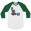 the planet of the kong 3/4 Sleeve Shirt