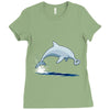 bottle opener nose Ladies Fitted T-Shirt