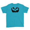 evil pumpkin face halloween costume Youth Tee