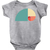 fibonacci golden ratio colorful Baby Bodysuit