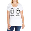 ranch vs Ladies Curvy T-Shirt