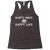 happy life Racerback Tank