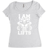 i am the one who lifts Women's Triblend Scoop T-shirt