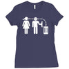 bla bla bla  fun shirt herrentag kult Ladies Fitted T-Shirt