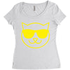 cat cool Women's Triblend Scoop T-shirt