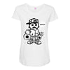 hustle Maternity Scoop Neck T-shirt