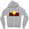 australian aboriginal Zipper Hoodie