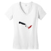 stabbed Women's V-Neck T-Shirt
