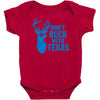 don't buck with texas funny Baby Bodysuit
