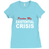 existential crisis Ladies Fitted T-Shirt
