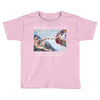 Michelangelo Creation of Adam Toddler T-shirt