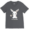 too early (black) V-Neck Tee