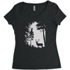 the woods Women's Triblend Scoop T-shirt