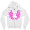 i wear pink for my mom Zipper Hoodie