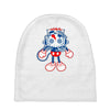 skull bolt Baby Beanies