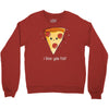 i love pizza! Crewneck Sweatshirt