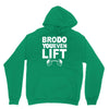 bro do you even lift baseball raglan Unisex Hoodie