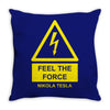 nikola tesla Throw Pillow