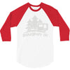 roughin' it roughing trailer camping camp 3/4 Sleeve Shirt