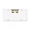 welcome to the gun show ron burdundy anchorman inspired gift funny License Plate