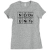 nerds unite Ladies Fitted T-Shirt