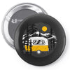 camper van Pin-back button