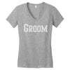 groom (2) Women's V-Neck T-Shirt