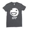 white nmp Ladies Fitted T-Shirt