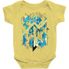 blue vectorfunk Baby Onesie