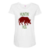 hantin hog Maternity Scoop Neck T-shirt