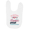 An April Girl Like AFlowers Baby Bibs