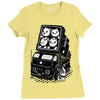 rocket cats Ladies Fitted T-Shirt