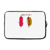 what up dog ketchup hot dog Laptop sleeve