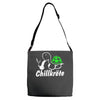 chillkr&ouml;te  fun kult shit bong marihuana joint smoke weed punk gras Adjustable Strap Totes