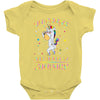 Unicorns are born in January Baby Onesie