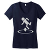 man is go Women's V-Neck T-Shirt
