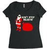 don't stop believin Women's Triblend Scoop T-shirt