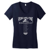 viking world tour funny Women's V-Neck T-Shirt