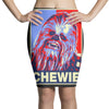 chewbacca poster, ideal gift or birthday present Pencil Skirts