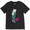 modern zombie V-Neck Tee
