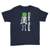 ciderhead cider drinking skeleton and apple Youth Tee